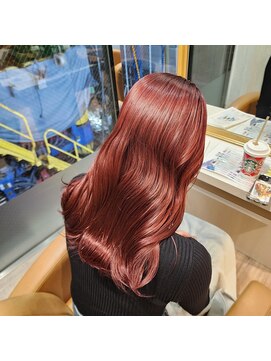 タブーセントラル(TABOO Central) 《TABOO Central》ブリーチなしでできる！ボルドーカラー