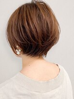 ヘアーズファイン(hair's fine) 大人ショートボブ少人数白髪染めくせ毛40代50代モカブラウン
