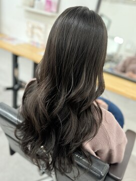 ソヨン 金山店(SOYON) 似合わせカット/ロングレイヤー/メルティカラー/グレージュ/韓国