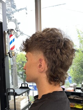 フランクス バーバー ウエストトウキョウ 吉祥寺店(FRANK’S BARBER WEST TOKYO) 海外マレットスタイルR