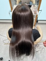 ロンドメリア 天神大名店(Lond Melia)&nbsp;イメチェンヘアスタイル美髪のススメワイドバングブルーブラック