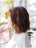 ボブブリーチパーマ【イメチェン】岡山/問屋町