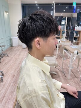 モリオフロムロンドン 大宮店(morio from London) 【かほ】癖毛×マッシュ