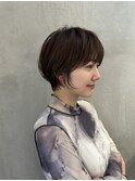 ミニウルフレイヤーカット顔周りカット前髪カットショート/大宮