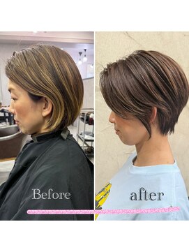 カノア(canoa) イメチェン★大人かわいい♪ナチュラルハンサムショート