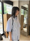 ロングウルフパーマ
