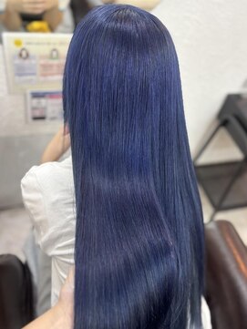 ラビス(Lovis) くびれヘア/アプリコットオレンジ/ハイライトカラー/夏/縮毛矯正