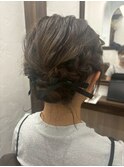 ハイライトバレイヤージュダブルカラーケアブリーチ20代30代