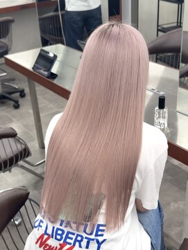 ニコ トウキョウ 渋谷(nico TOKYO) ダブルカラーミルクティーベージュピンクブラウンロングレイヤー