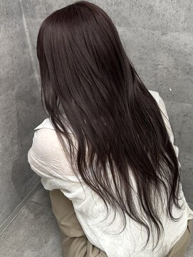 ルイス(L'wis) ピンクグレージュ学割U24ケアブリーチ10代20代渋谷ダークピンク