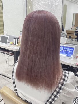 プライズ 表参道原宿店(prize) シルバーピンク桜カラー暖色系カラー原宿表参道