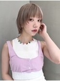 【GEEKS渋谷】レイヤーボブ/ハッシュカット/ウルフ/ミルクティー