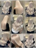 17706ホワイトシャンパンベージュミルクティーブラウン韓国巻き
