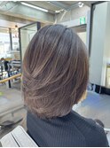 50代60代品のあるエレガントレイヤーボブ