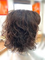 カットハウス はさみの部屋&nbsp;ショートレイヤーボブ/ラフパーマ/外はね/