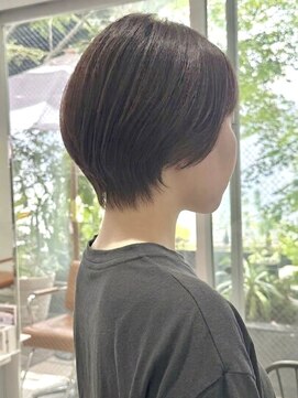 ヘア アンド スパ エジェリ プリム(hair&spa egerie prime) ミニマムショート/前髪あり/30代◎40代◎50代