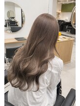 ラヴィズム(LUVISM)&nbsp;新潟ミルクティーベージュピンクベージュ顔周りワンホンレイヤー