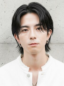 NYNY MEN 桂店【メンズサロン/メンズカット/メンズパーマ】【11/1OPEN(予定)】 センターパート×シャドウパーマ×スパイラルパーマ