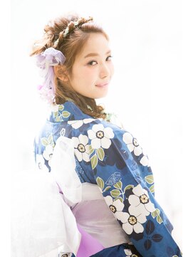 ベルガモットヘア(bergamotto hair) 夏祭り☆浴衣・セット