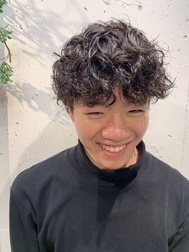 エル(EL by green) 【MITSU】マッシュウルフ×スパイラルパーマ×ショートレイヤー