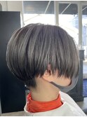 【SHARON原宿】刈り上げハンサムショート×シルバーグレー
