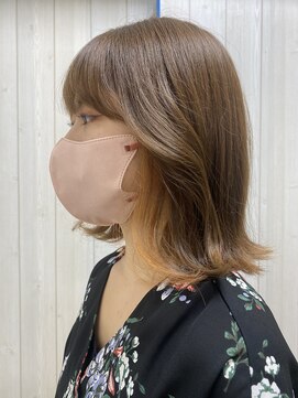 ララ(LALA) ミルクティベージュ×オレンジ/秋カラー kr