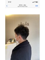 アカラ ヘアー akala hair メンズ2ブロック