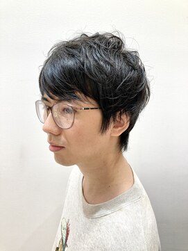 ヘアーライズ 池袋東口店(hair RISE) メンズ綺麗なバージンヘアーにふんわりパーマ