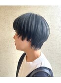 【CASA.mio】マッシュウルフブルーブラック