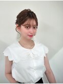 顔まわりカット/ヘアアレンジ/ヘアセット/韓国ヘア/MANAMI