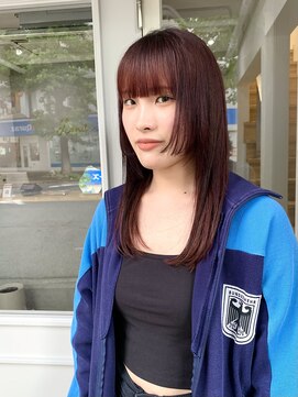 ロンドネートゥル 新潟(Lond naitre) ボルドーロング姫カットレイヤー［新潟/万代］