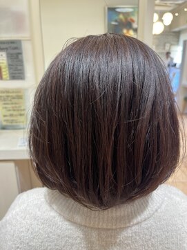 バサ 久米川店(BASSA) ・大人ふんわりボブ/質感再生カラー