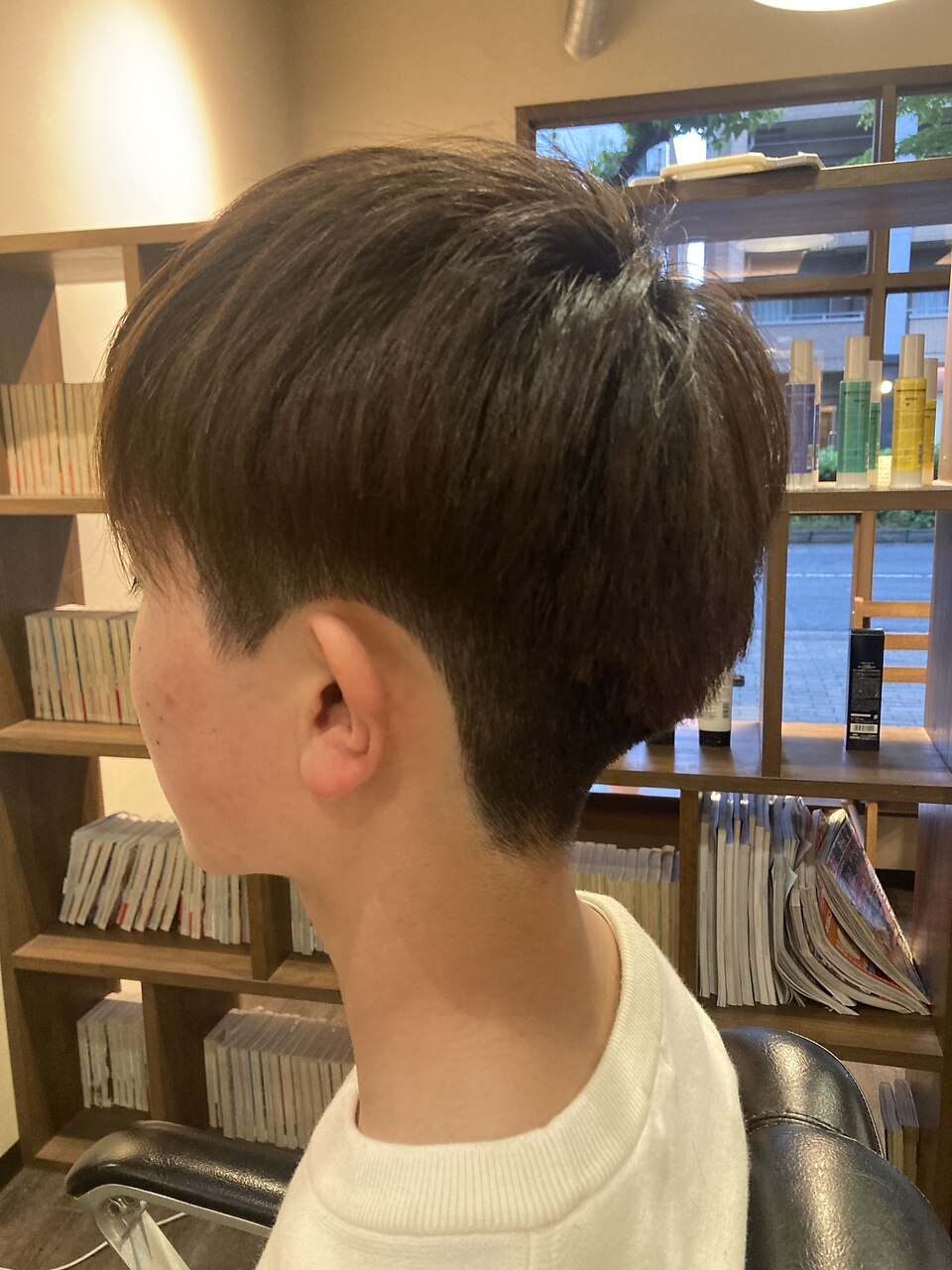 ツーブロック×マッシュ×ノーセット：L209150892｜クラッキ ヘアー