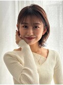 ボブ/ ショートカット髪質改善縮毛矯正白髪ぼかしレイヤーカラー