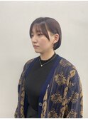 ツーブロックショート/レッドブラウンカラー/髪質改善/京都三条