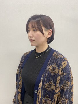 コード 四条河原町駅店(CHORD) ツーブロックショート/レッドブラウンカラー/髪質改善/京都三条