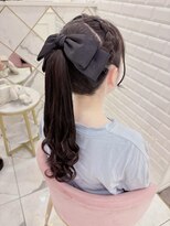 編み込みポニーテール＊まゆ