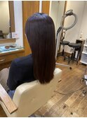 水素カラー　ナチュラルロング