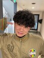 ヒロ銀座 バーバーショップ 札幌本店(HIRO GINZA BARBER SHOP)&nbsp;マッシュ×波巻きパーマ！ワックスを付けて振り下ろすだけ！