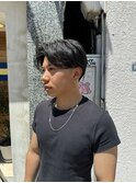 外国人風センターパート