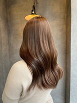 ネウィ 調布(newi)&nbsp;ロングレイヤーカット/美髪スタイル/ベージュカラー