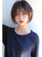 リル(Rire) 大人ショートボブ小顔耳かけ30代40代50代