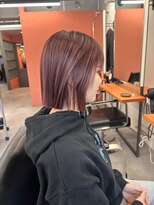 レブ 三条河原町(Reb,) ブリーチ一回で出来るピンクブラウン