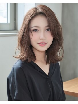 アフロート ディル(AFLOAT D'L) 【面長丸顔◎】前髪なしひし形シルエットくびれヘア30代40代