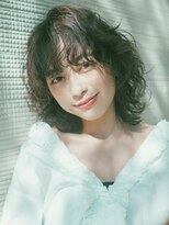 エミュ 表参道 青山(emu)&nbsp;【emu井上信洋】しっかりウェーブの強めパーマウルフ【エミュ】