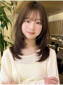 艶感ワンカールナチュラルフェミニンロング20代30代【平島】