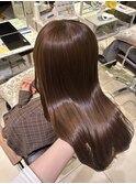 ブリーチなしでベージュ
