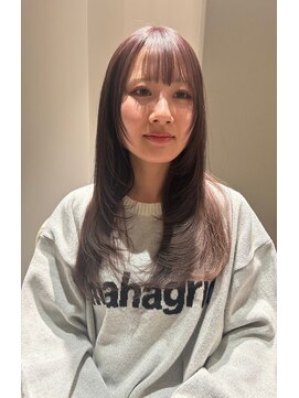 ソア 並木坂(Soa) ベージュ/韓国スタイル/レイヤーカット/並木坂/透明感カラー