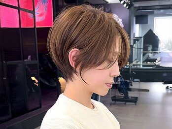 ブレス ヘアデザイン(BLESS hair design)の写真/《女性らしさをショートヘアで表現》センスあるショートヘアで、貴方の『笑顔』をもっと魅力的に*