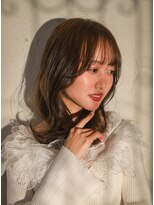 ベレッタ 枚方店(veretta.)&nbsp;横顔美人/骨格に合わせた顔周りカット/愛されヘア/前髪あり